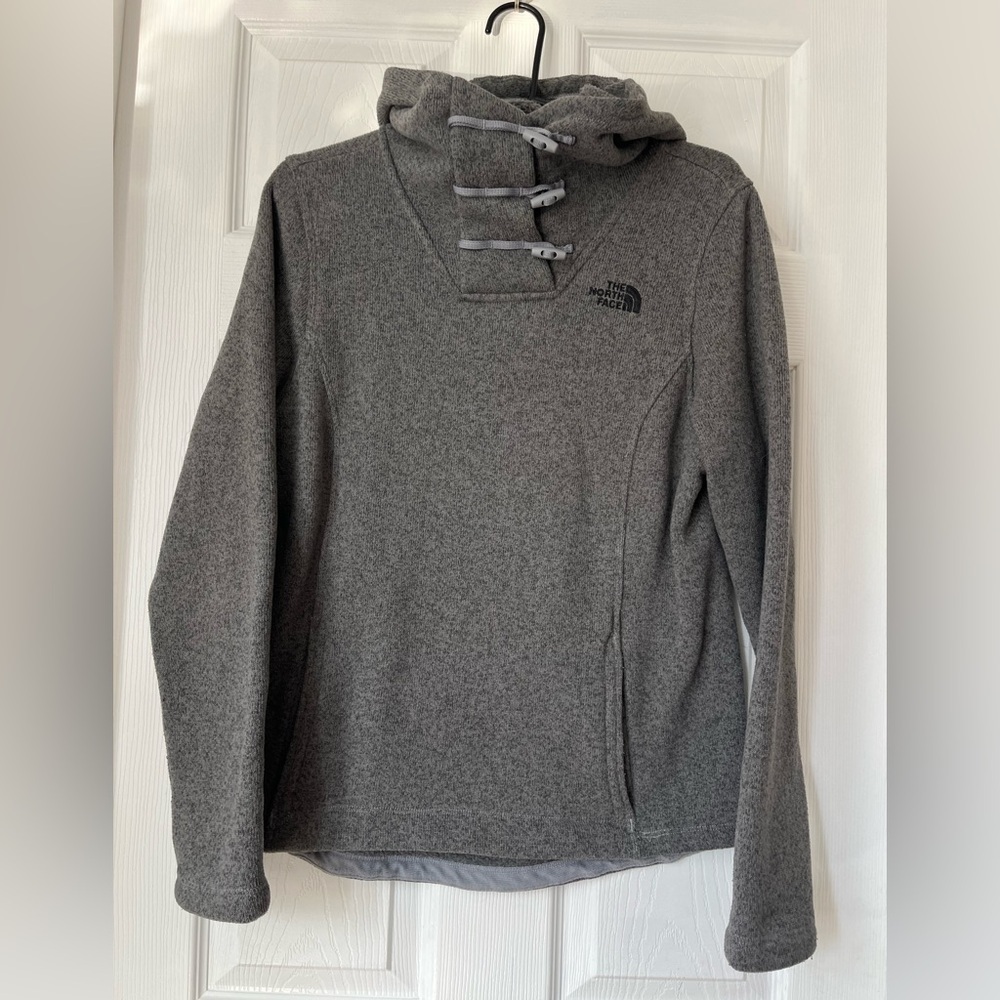 The North Face Crescent Fleece Hooded Pullover Sweater Medium